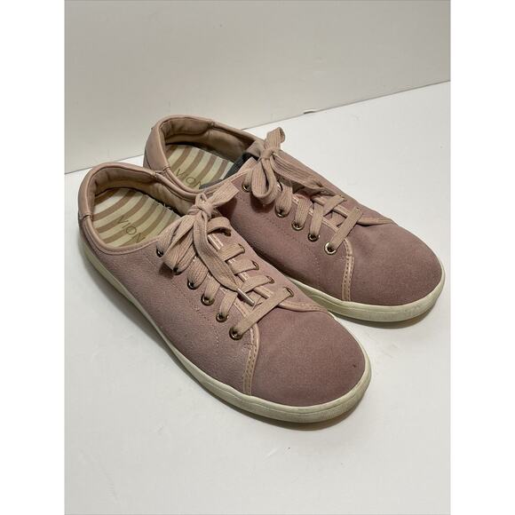 Vionic Shoes - VIONIC Women’s 9.5 Pink Suede Brinley Sneakers